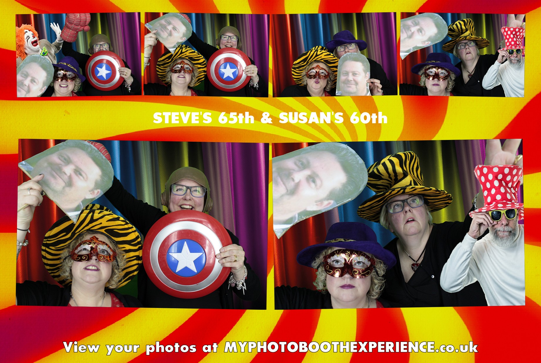 Steve's 65th & Susan 60th Birthday | View more photos from the event at gallery.myphotoboothexperience.co.uk/u/MyPhotoBoothExperienceLtd/Steves-65th-Susan-60th-Birthday